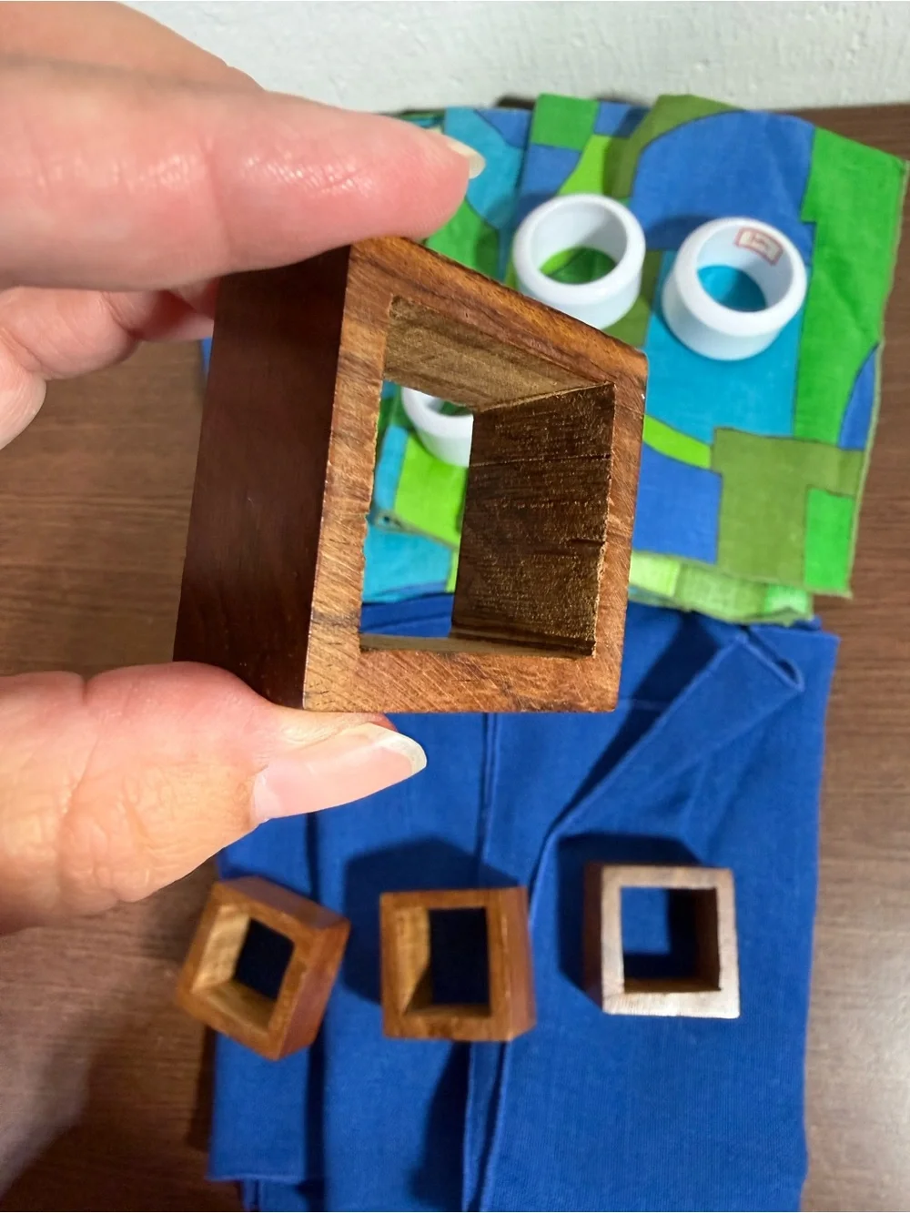 MCM Napkins and Rings